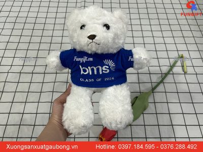 Gấu bông quà tặng in logo