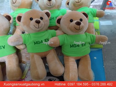 Nhận thêu logo lện gấu