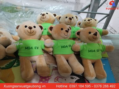 Thêu chữ lên gấu bông Hà Nội