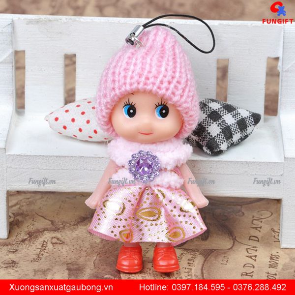 Búp bê móc khóa quà tặng