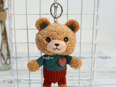 Gấu bông nhỏ móc khóa