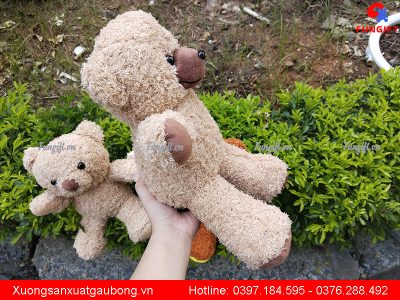 In gấu bông sản xuất