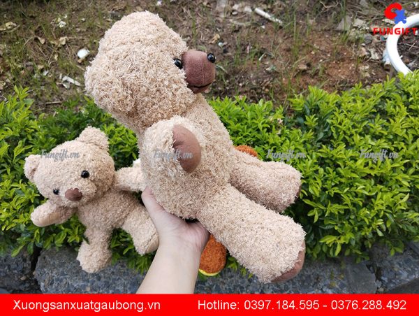 In gấu bông sản xuất