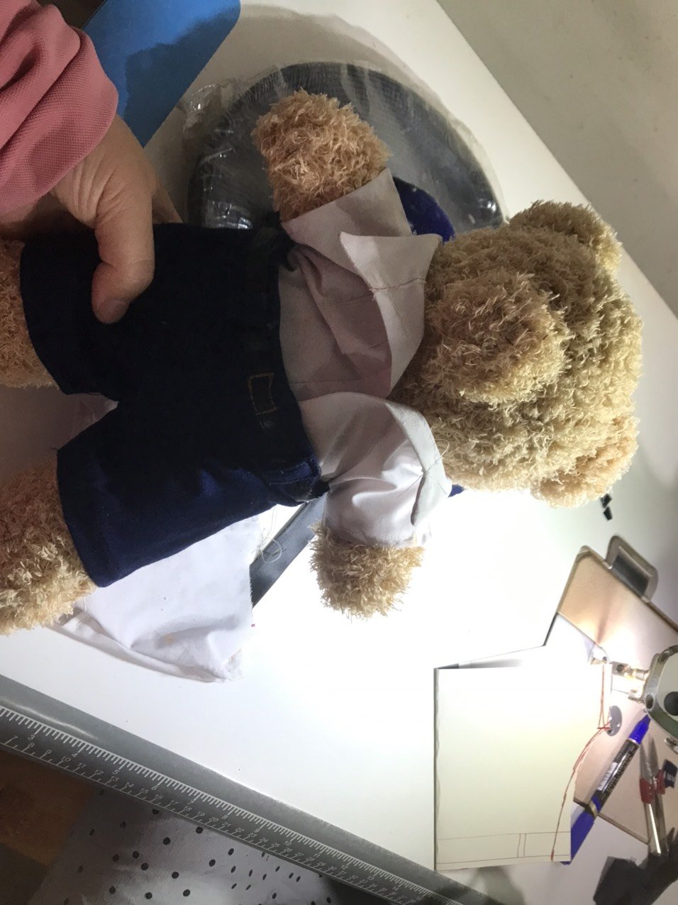 Làm đai lưng gấu phi công