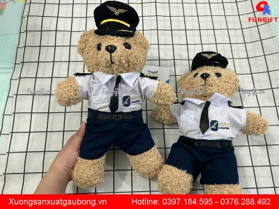 Mẫu gấu phi công thành phẩm