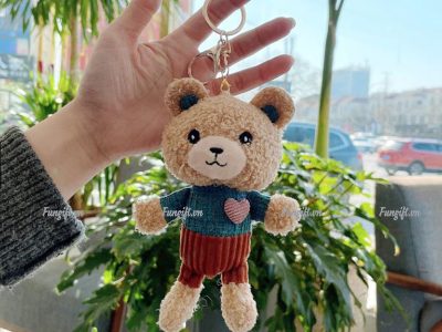 Mẫu móc khóa trang trí gấu bông