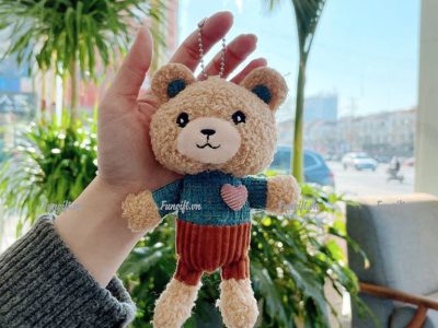 Nhận in lên gấu móc khóa