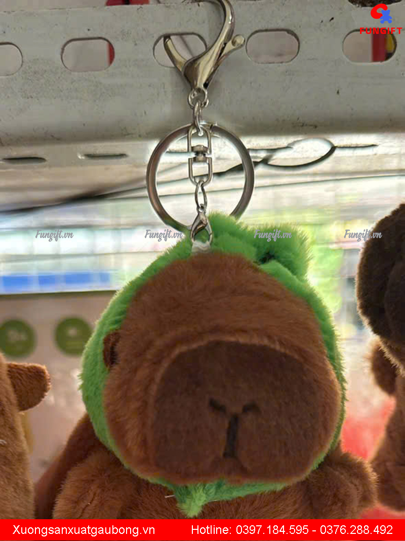 Sản xuất gấu bông móc khoá theo yêu cầu