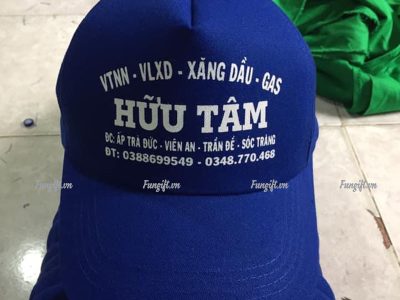 Mũ lưỡi trai thêu chữ theo yêu cầu