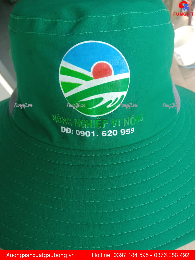 Mũ tai bèo quà tặng nông nghiệp