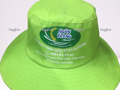 Nón tai bèo cho bé in logo