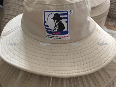 In logo nón tai bèo, nón nông dân