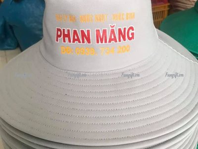 Mũ tai bèo in logo vật tư nông nghiệp