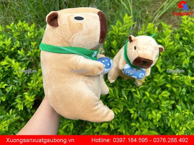 Gia công gấu capybara in tên