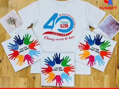 Áo lớp kỉ niệm in logo