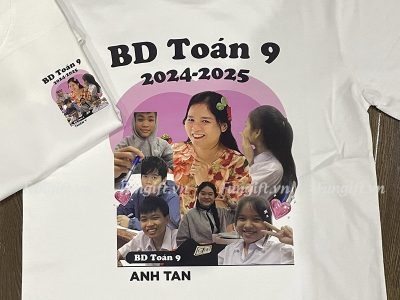 In ảnh tập thể lên áo phông