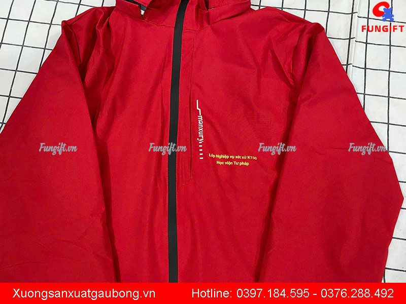 Xưởng sản xuất áo khoác gió