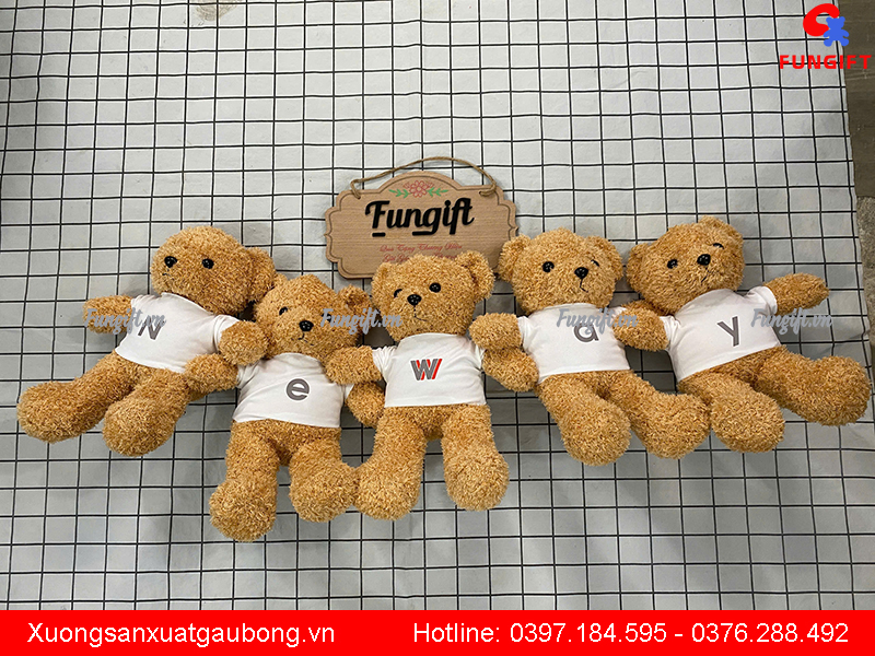 Nhận in gấu số lượng ít