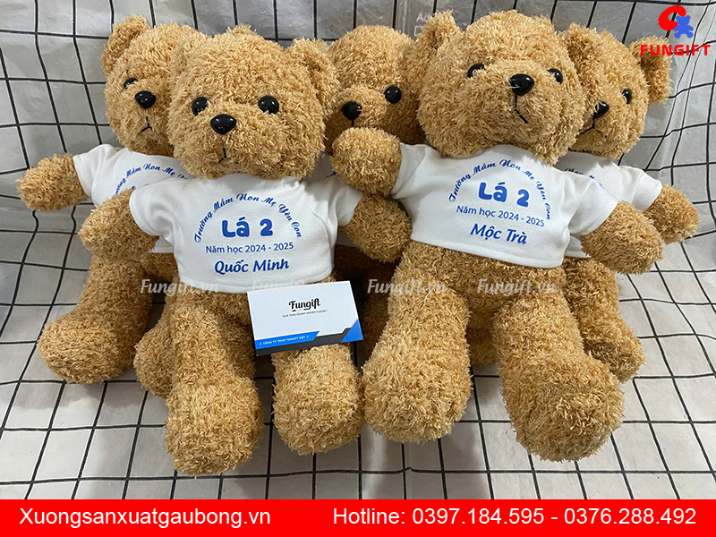 Làm gấu bông theo yêu cầu số lượng ít