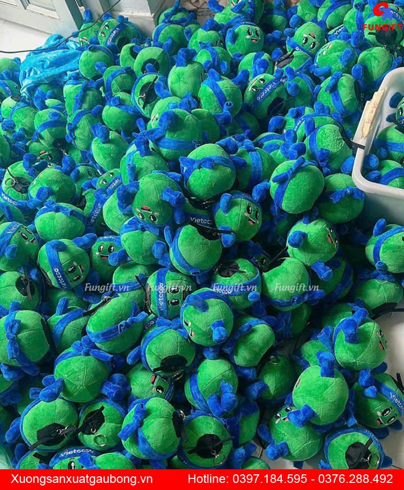 Gấu bông bé dừa vietcoco sản xuất theo yêu cầu