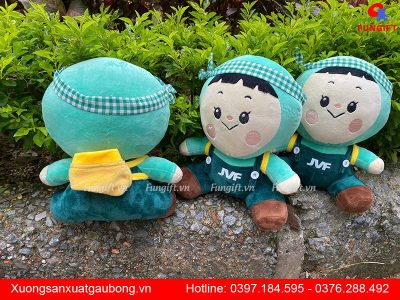 Gấu bông cô gái nông thân đeo gù