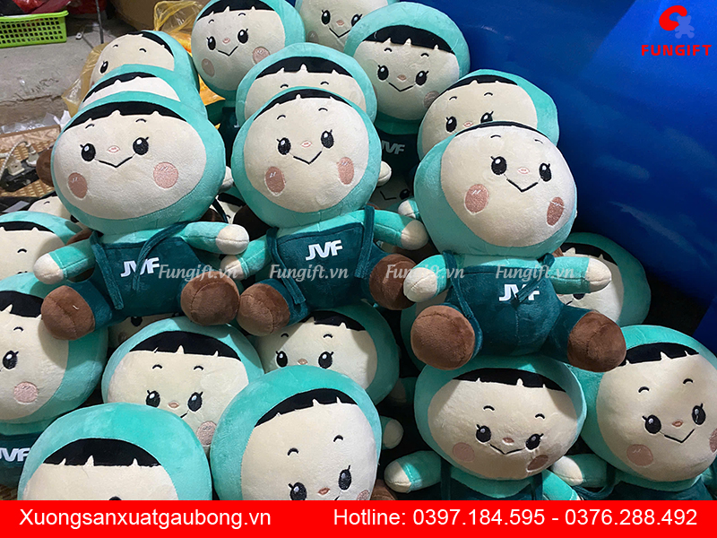 Gấu bông in logo làm quà tặng