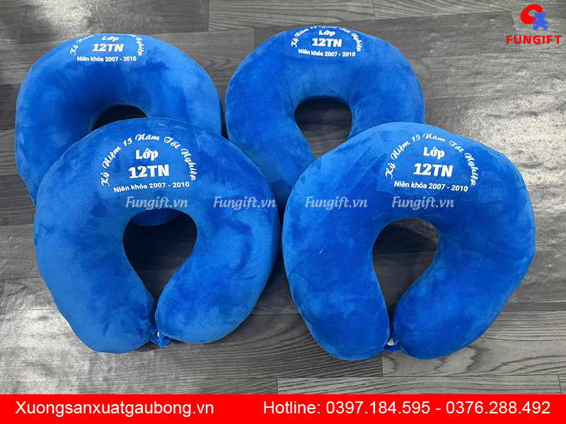 Gối cổ du lịch in thương hiệu