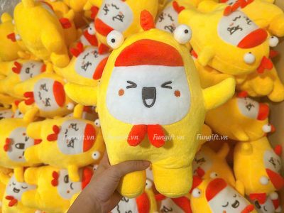 Xưởng làm gấu bông nhận diện thương hiệu