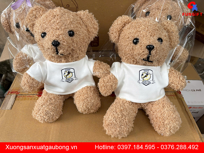 Gấu bông in logo giá rẻ