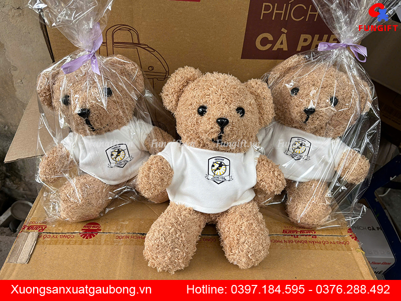 Quà tặng gấu bông in theo yêu cầu