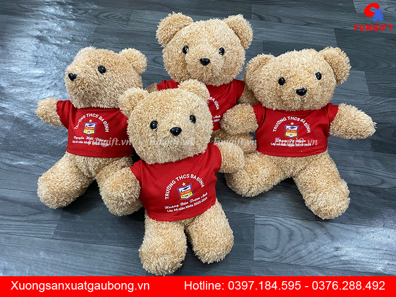 Đặt làm gấu bông theo yêu cầu Hà Nội