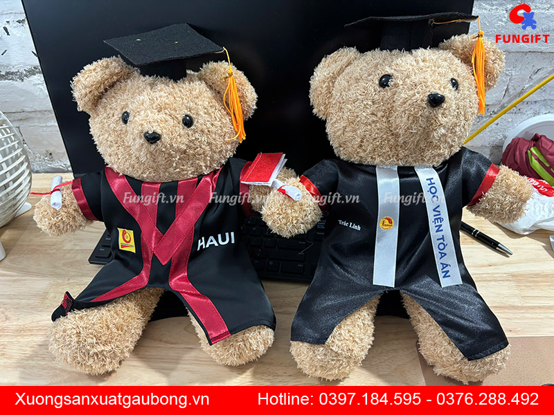 Gấu bông cử nhân tốt nghiệp cho trường đại học