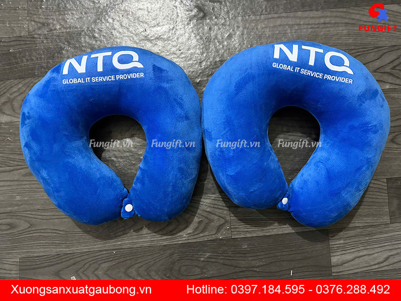 Gối kê cổ chữ U in logo số lượng lớn