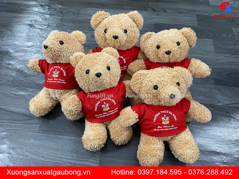 In gấu bông theo yêu cầu