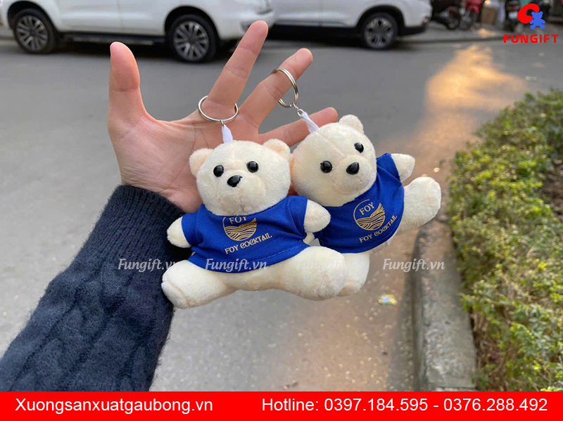 Đặt hàng gấu móc khóa số lượng lớn