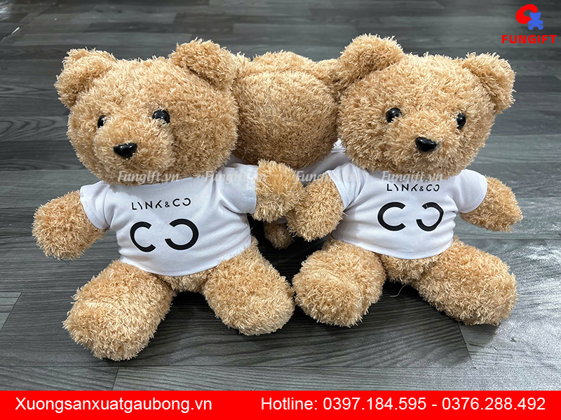 Gấu bông in tên làm quà tặng