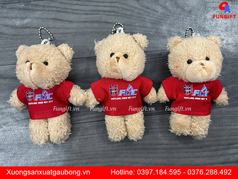 Gấu bông in logo theo yêu cầu