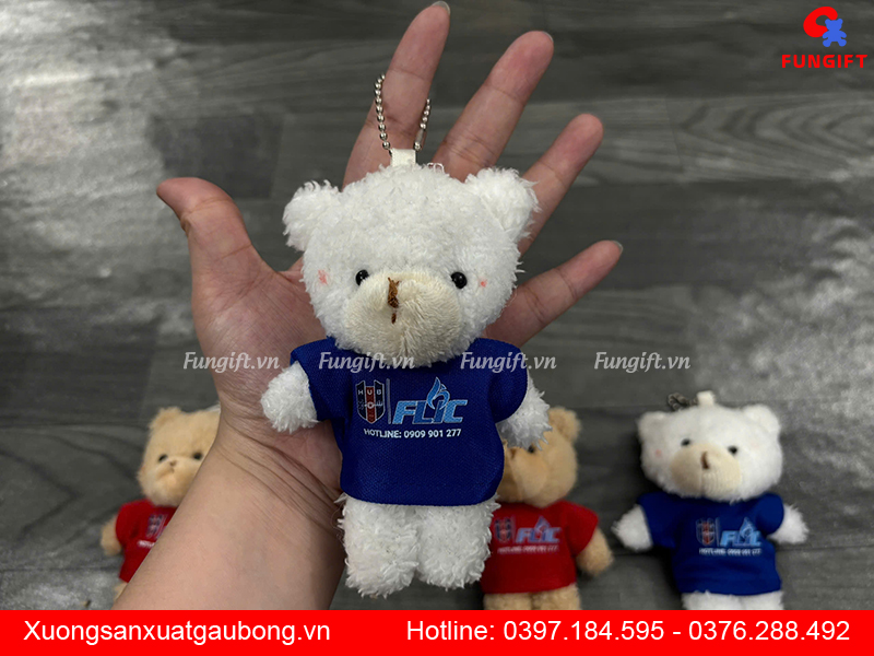 Móc khoá gấu bông giá rẻ