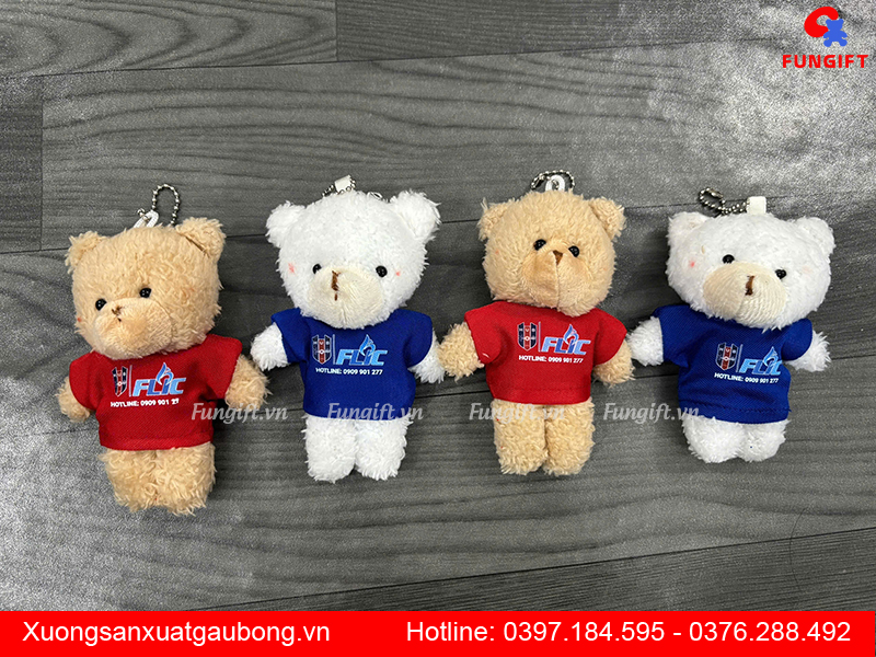 Xưởng sản xuất gấu bông móc khoá sự kiện