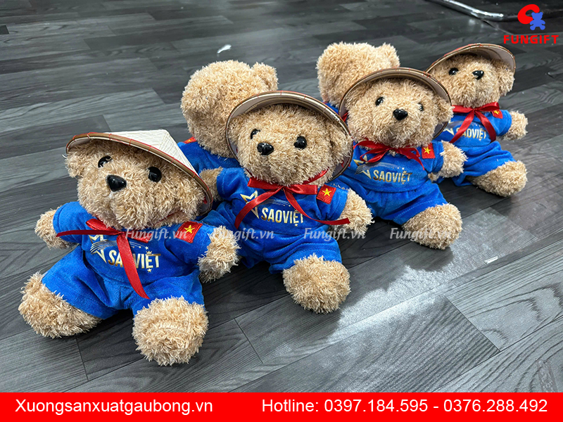 Xưởng sản xuất gấu bông theo yêu cầu