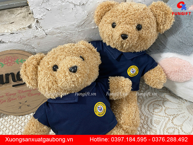 Gấu bông in logo