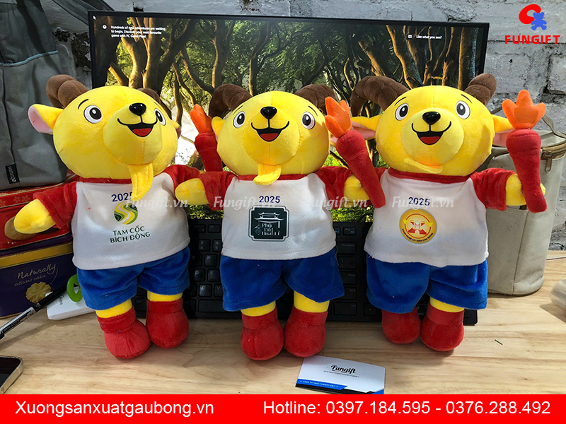 Gấu bông mascot theo yêu cầu doanh nghiệp