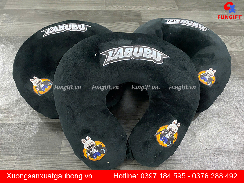 Gối chữ U giá rẻ in logo tại xưởng