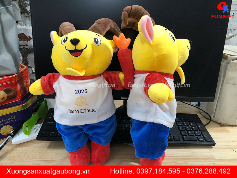 Làm thú nhồi bông linh vật