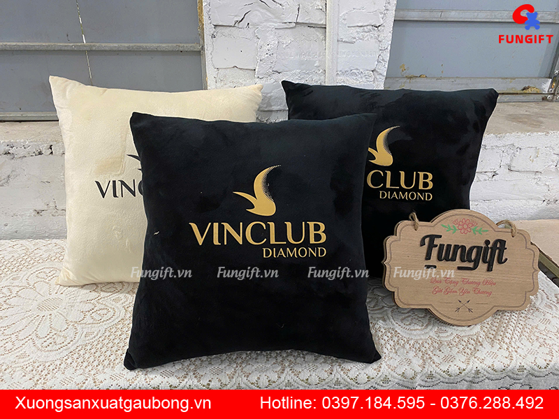 Quà tặng gối vuông tựa lưng