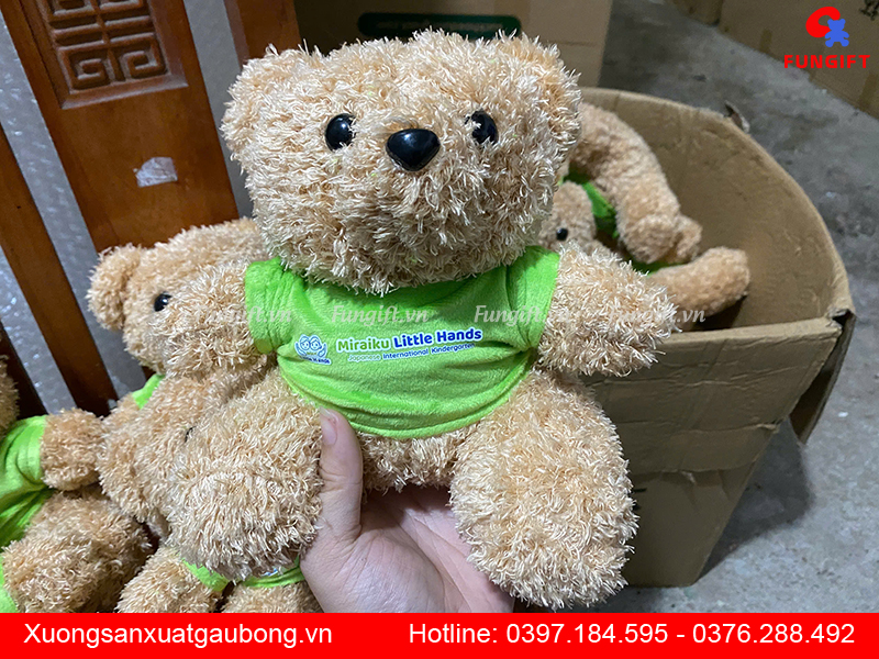 Gấu bông in logo theo yêu cầu