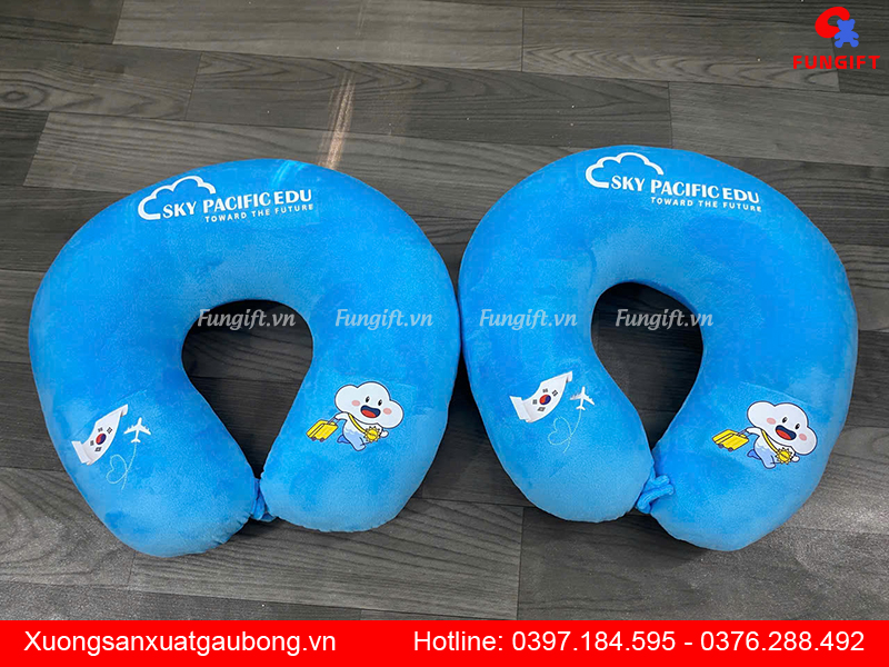 Gối kê cổ chữ U in logo theo yêu cầu