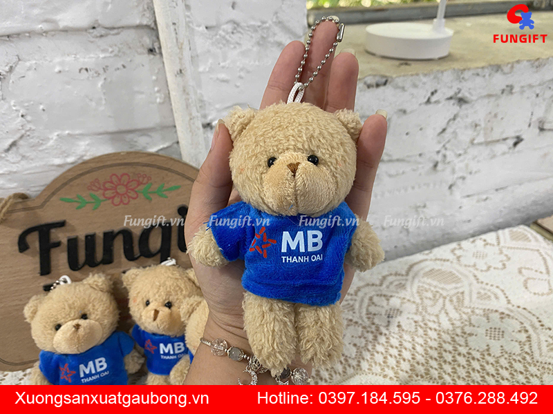 Móc khoá gấu bông giá rẻ