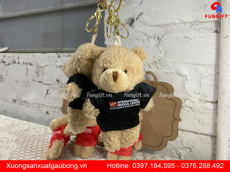 Móc khóa gấu bông giá rẻ