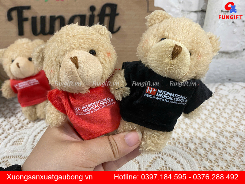 Sản xuất móc khóa gấu bông